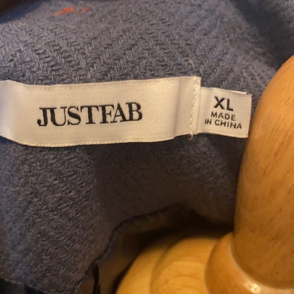 JustFab Women’s Coat. Sz XL. Chevron Pattern NWT - Picture 4 of 5